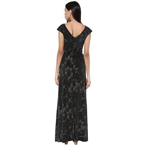 Buy Kazo Women's CutOut Maxi Dress (116760BLACKCS_Grey) at Amazon.in