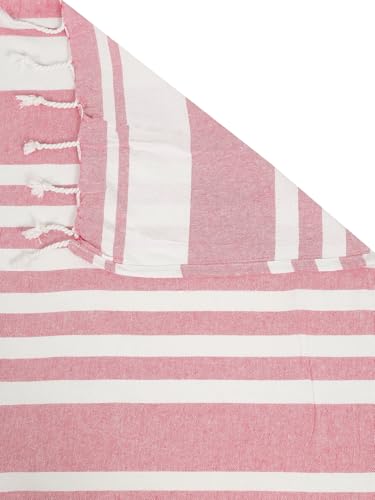 Image of 210 TC Cotton Bedsheet | Handmade Double Bedsheet | Handloom Bedsheets | Without Pillow Cover | Warm Double Bedsheet for Winter | Bed Sheet Size (90X100 Inches, 7.5 x 8.3 Feet (Languid Lavende)