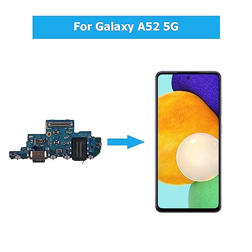 Cable de repuesto premium conector de muelle placa de carga para Samsung A52 5G 3