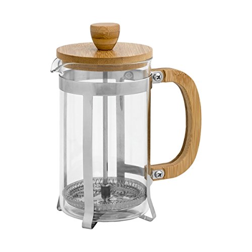 Brandani 53109 infusore in vetro Bamboo 600 ml, multicolore