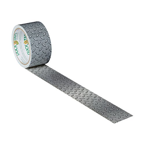 Image of Duck 283981 Printed Duct Tape, 1.88 Inches x 10 Yards, Diamond Plate