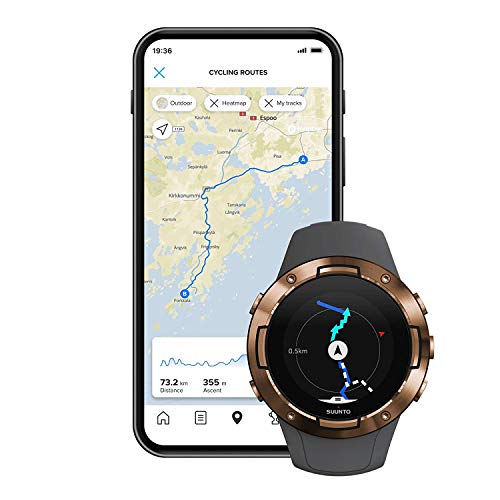 Suunto 5 Sports Watch, Graphite Copper, One Size #TOP5
