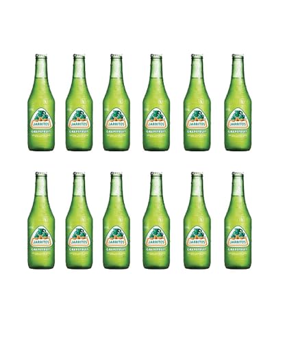Generic Jarritos Mexican Soft Soda Drink Grapefruit Glass Bottle 12 fl oz 12 Pack
