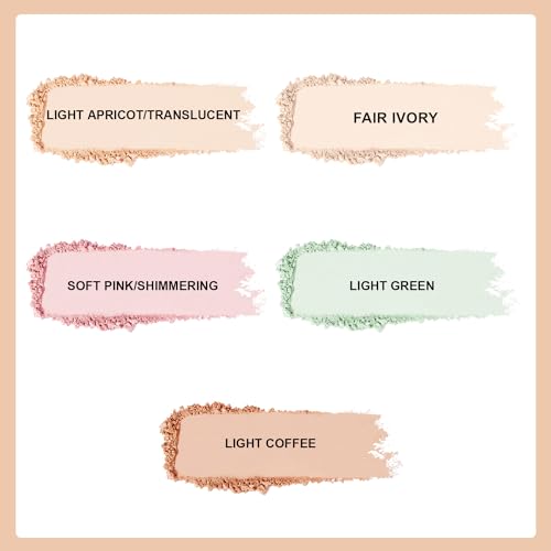 Rouse Setting Powder Lightweight Loose Powder Finishing Powder Long-Lasting Face Powder Waterproof With Soft Mushroom Powder Puff & Mirror thumb #2