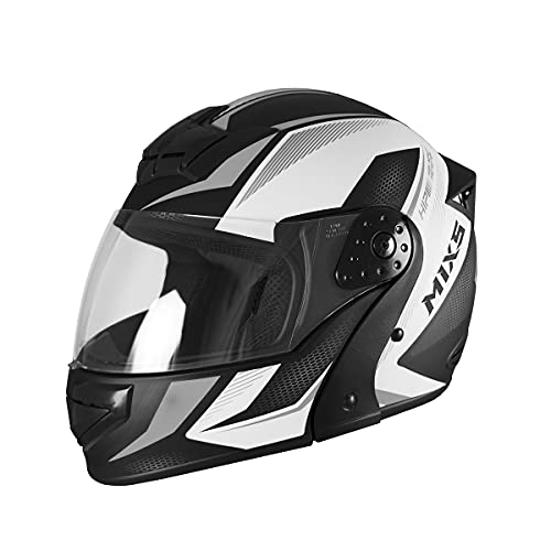 MIXS Capacete Escamoteável Gladiator Neo, Grafite Fosco, Tam. 62