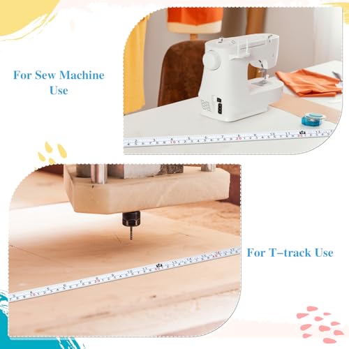 2 Cintas Métricas Adhesivas de Acero 100 cm 30 in miniatura 6
