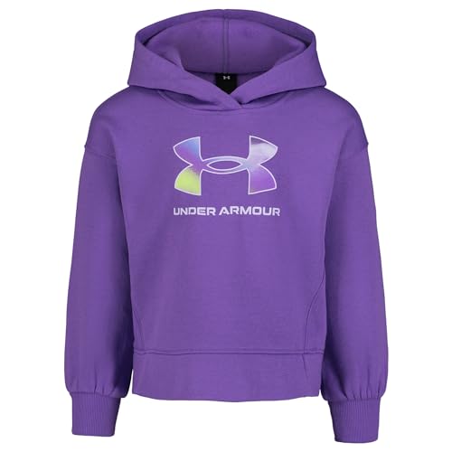 Image of Under Armour Girl's Pullover Fleece Hoodie Sweatshirt, Outdoor Collection