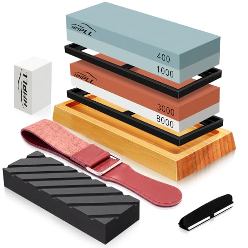 HMPLL Knife Sharpening Stone Set, Professional...
