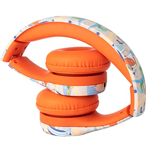 Image of Snug Play+ Kids Headphones - Volume Limited 93dB for Safe Listening - Foldable, Durable Headphones for Toddlers, Boys & Girls - Tangle-Free Cord - Ideal for Travel, School, Tablets - Beach