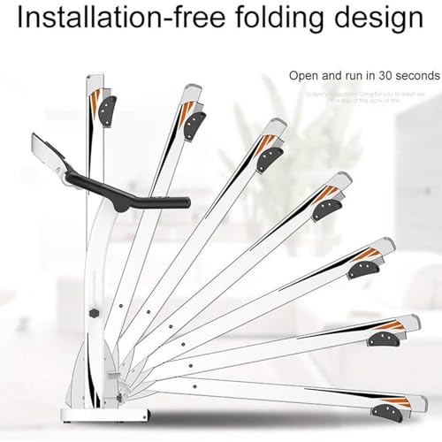 Image of Folding Treadmills Treadmills for Home, Folding Runninghines, Electric Walkinghine, Adjustable Speed, LCD Screen, Folding Walking Treadmill for Home and Office