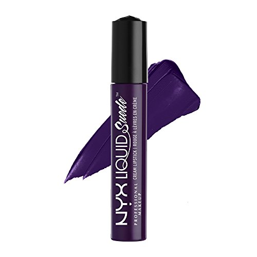 Nyx Professional Makeup Liquid Suede Cream Lipstick - Oh Put It On (Deep Dark Purple) #TOP1