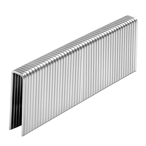 Image of 1000-Count 18 Gauge 1 /4 Inch Narrow Crown Staples 1-1 /2- Inch Length, Heavy Duty Galvanized Staples, for Pneumatic, Electric 18GA Stapler Gun