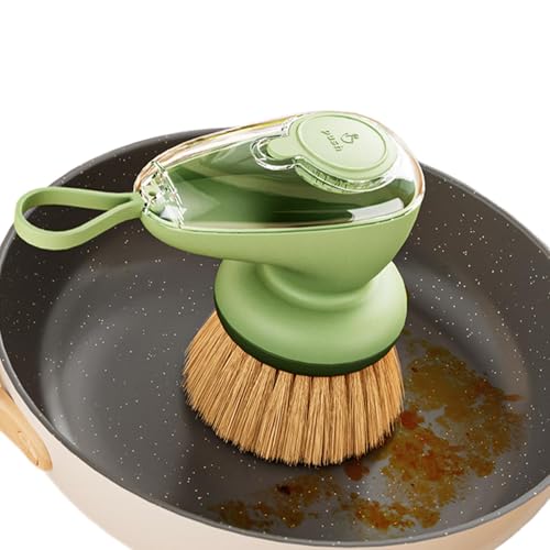 Cepillo para lavar platos con dispensador de jabón – Fregadero con dispensador de jabón, dispensador de jabón, cepillo para la palma, cepillo de palma, cepillo Cepillo para lavar platos con dispensador de jabón – Fregadero con dispensador de jabón, dispensador de jabón, cepillo para la palma, cepillo de palma, cepillo