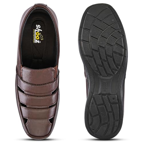 Image of Men's Faux Leather Fisherman Shoe Style Sandal (5UK - 13 UK)