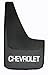 RoadSport 4319 'C' Series Universal Fit Premiere Splash Guard (Black with Chevrolet - 18" Height x 10-3/8" Wide)