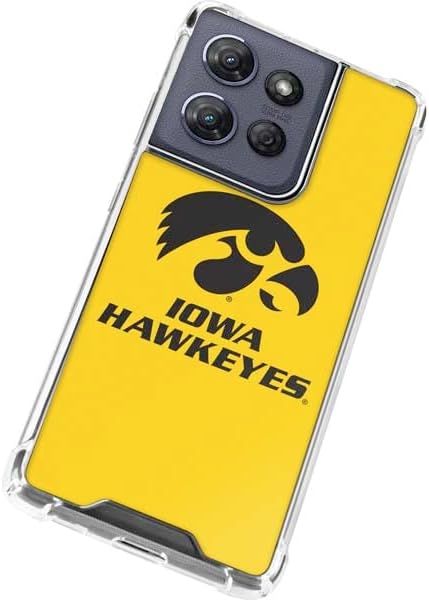 Skinit Clear Phone Case Compatible with Moto G Power 5G (2025) - Officially Licensed University of Iowa Design