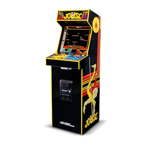 Image of ARCADE1UP Rampage /Joust Deluxe Arcade Machine, Includes 14 Classic Midway Games with WiFi Leaderboards, Light-Up Marquee & Redesigned Cabinet
