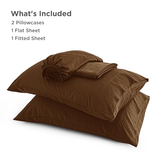 Bedsure King Sheet Set Brown thumbnail 5