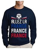 Tejido de excelente calidad! Green Turtle T-Shirts Sudadera para Hombre - Apoya a la Selección de Francia en el Mundial 2018! Medium Azul Oscuro