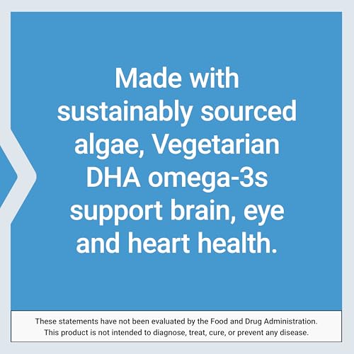image for Life Extension Vegetarian DHA, Omega-3 from Algae for cognition, Mood 