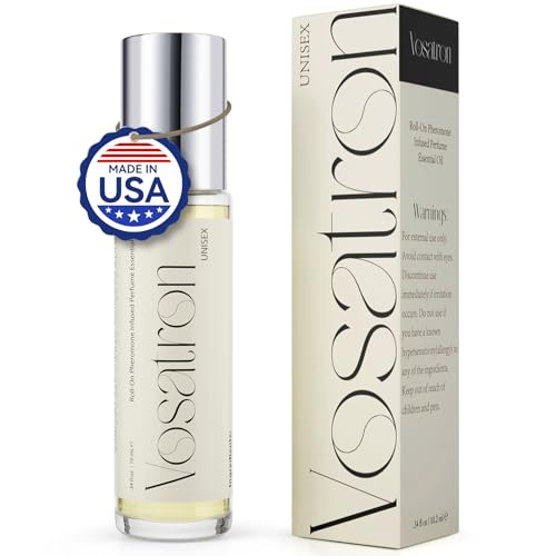 VOSATRON Pheromone Perfume for Women Infused Essential Oil, The Original Roll-On Pheromone Perfume Fragrance Cologne Unisex for Men and Women | Made in USA