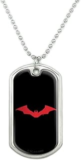 GRAPHICS & MORE To The Batman Military Dog Tag Pendant Necklace with Chain