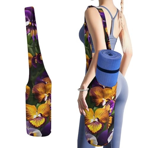 Sac de rangement pour tapis de yoga en toile Pansy Perfection pour vos séances de Pilates