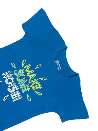Image of BODYCARE Kids Inafant Placement Print Boys Round Neck Half Sleeves Cotton T-Shirt | Skin Friendly Regular Fit | Soft Breathable Fabric Comfortable & Durability | Pack of 1 | Mustard | Age 6-12 Months