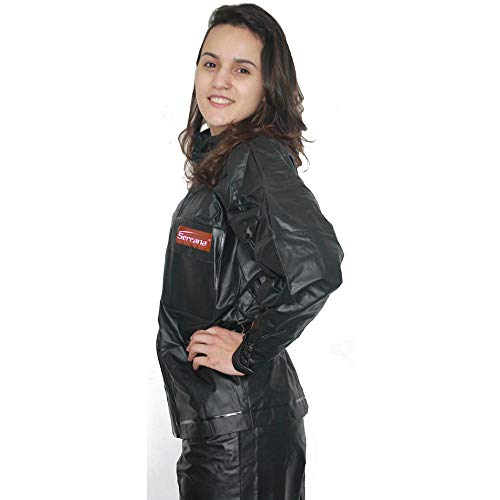 Capa de Chuva Motoqueiro Feminina Serrana Protercapas Tamanho P
