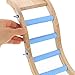 Ipetboom Parrot Cage Ladder Toy Bird Climbing Ladder Grinding Claw for Quaker Parrots Bird Biting Novelty Toy for Indoor Play