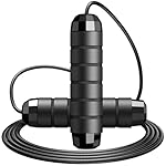Jump Rope,Tangle-Free Rapid Speed Jump Rope with Ball Bearings for Men,Women and Kids,Adjustable Steel Skipping Rope with Ergonomic Foam Handles,A Ideal Equipment and Accessories for Workout,Fitness,Exercise,Home Gym,Slim Body