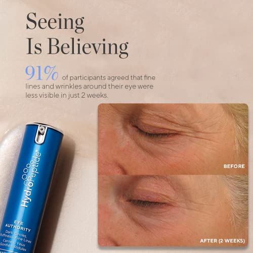 Hydropeptide Eye Authority And Face Lift Advanced Ultra-Light Moisturizer Bundle, (0.5 Ounce And 1 Ounce) #TOP2