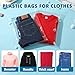 58 Pcs Clear Cellophane Bags, 14x20 Inch Resealable Poly Bag, Self Sealing Shirt Bags, Clear Bag for Clothes, magazine, postcard