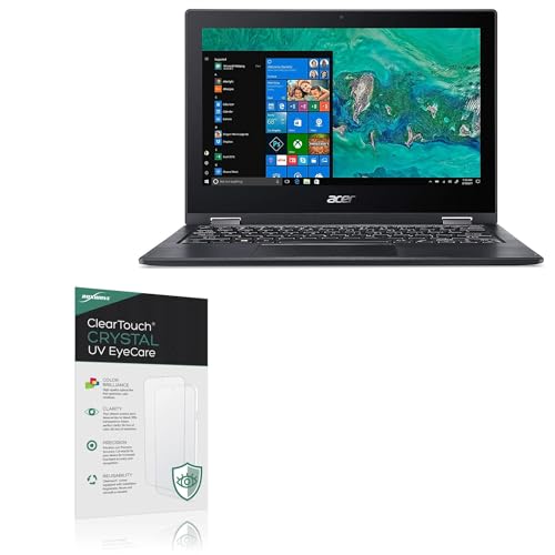BoxWave Screen Protector Compatible With Acer Spin 1 (SP111-33) - ClearTouch Crystal Anti-UV EyeCare (2-Pack), Filters out Harmful Blue Light Reduce Fatigue