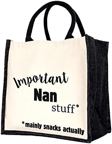 Stickerscape Important Grandma Canvas Bag (Pink) | Mothers Day Gifts for Grandma, Nana or Nan | Grandma gifts, Nana gifts, Nan gifts | Hand finished and Made in the UK