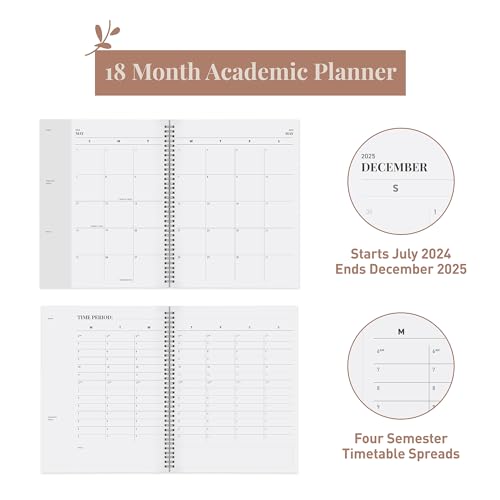 Rileys & Co RCO-TYP-ACDPL Rileys Planner 2024-2025 18-Month Academic Weekly Planner thumb #2