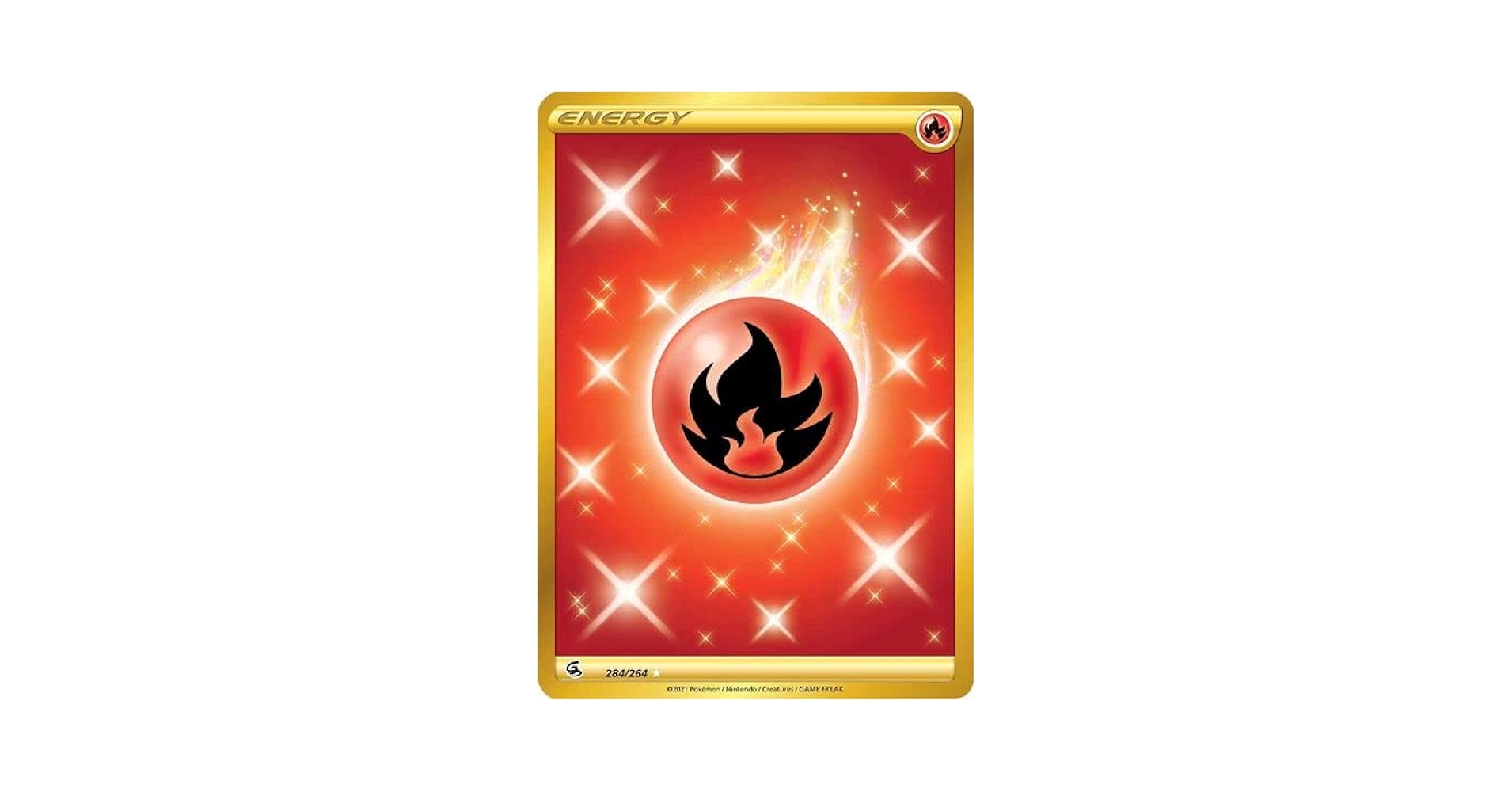 3/28中　⑧⑧⑧⑧⑧⑧⑧⑧ Fire Energy (Secret) 284/264 Swsh08: Fusion Strike Holo for