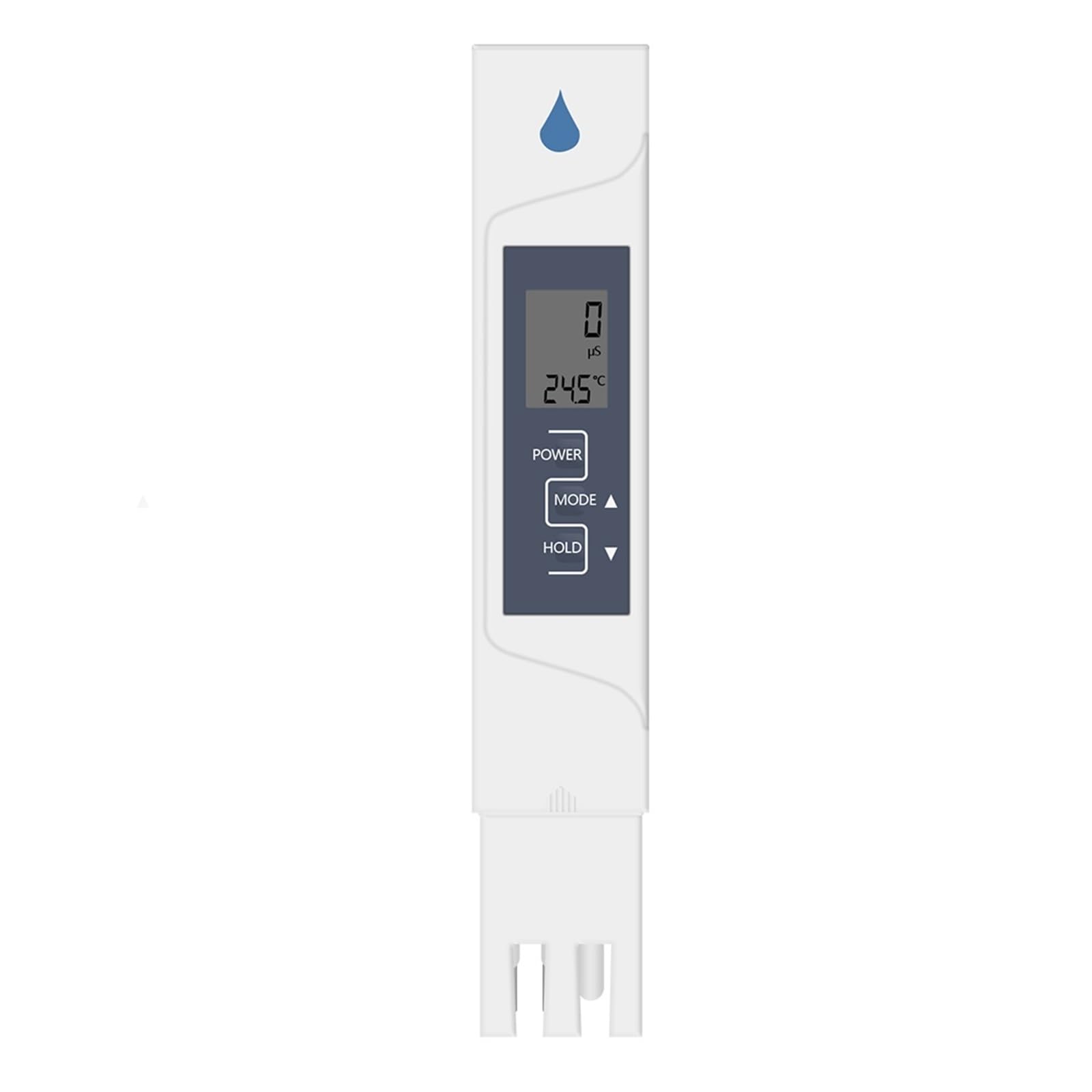 Medidor Digital EC 2 En 1 EC Temperatura Calidad del Agua con Calibración Automática Probador De Conductividad Eléctrica MedicióN Precisa