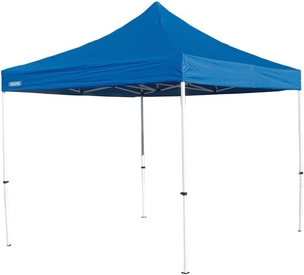 Draper 76942 Folding Gazebo, 3 x 3m, Blue