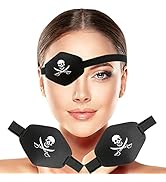 AMZVIO 2 PCS Eye Patches for Adults,Adjustable Eye Patch, Amblyopia Lazy Eye Patches for Left or ...