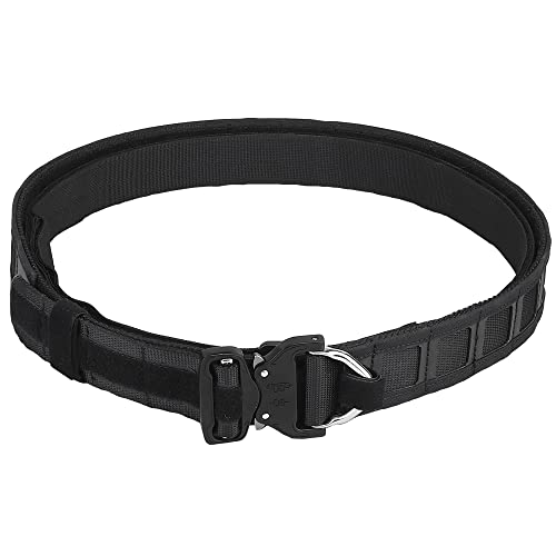 Quick Release Tactical Web Belt with Inner Belt for Men