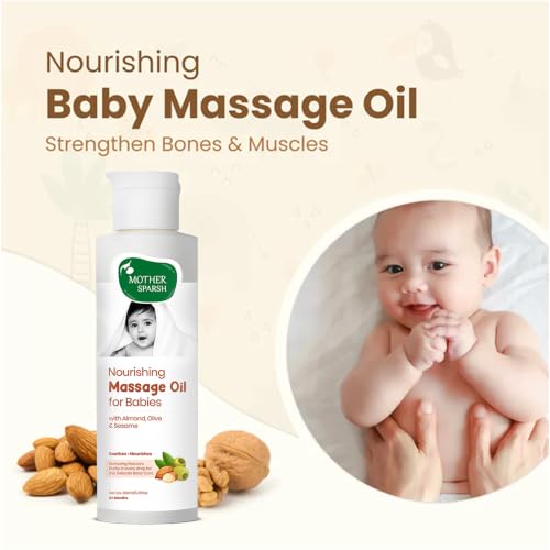 Image of Mother Sparsh Gift Set For Babies | Combo Pack of 5 Baby Skin Care Essentials | Includes Baby Wipes, Baby Lotion, Baby Wash, Baby Bathing Bar & Baby Massage Oil
