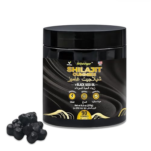 ShilaVigor Shilajit Gummies 90pcs Weight 270 g.