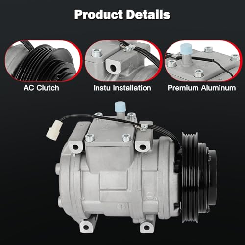 Image of Air Conditioning Compressor for Acura Legend RL TL 3.2L 3.5L 1991-2004