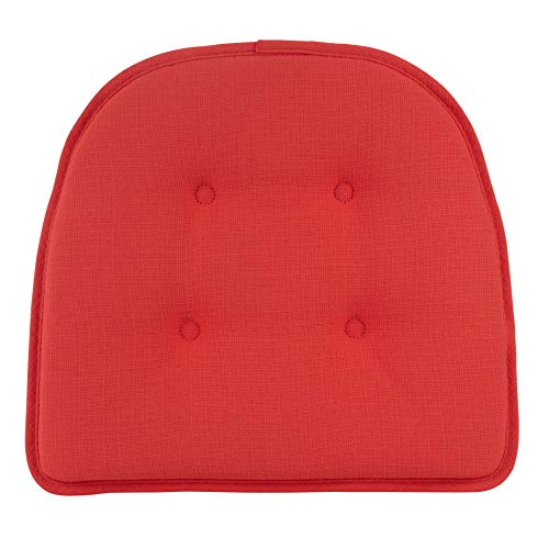 Cojines antideslizantes para silla con base de agarre estable en forma de U 4