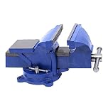 KATSU Morsa da Banco 5" 125mm 5,2kg, Heavy Duty 360 Gradi Base Girevole Tornio Fresatrice Tavolo Morsetto da Banco per Meccanici e Ingegneri 402351