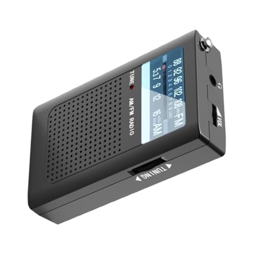 Radio portátil AM/FM STOBAZA contra entornos ruidosos gracias a su altavoz externo