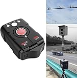 Détecteur de radar à portée extrême pour voitures avec alertes vocales, détection laser et écran OLED multicolore – Alertes de caméra de vitesse et lumière rouge – Système d'alerte de vitesse en temps