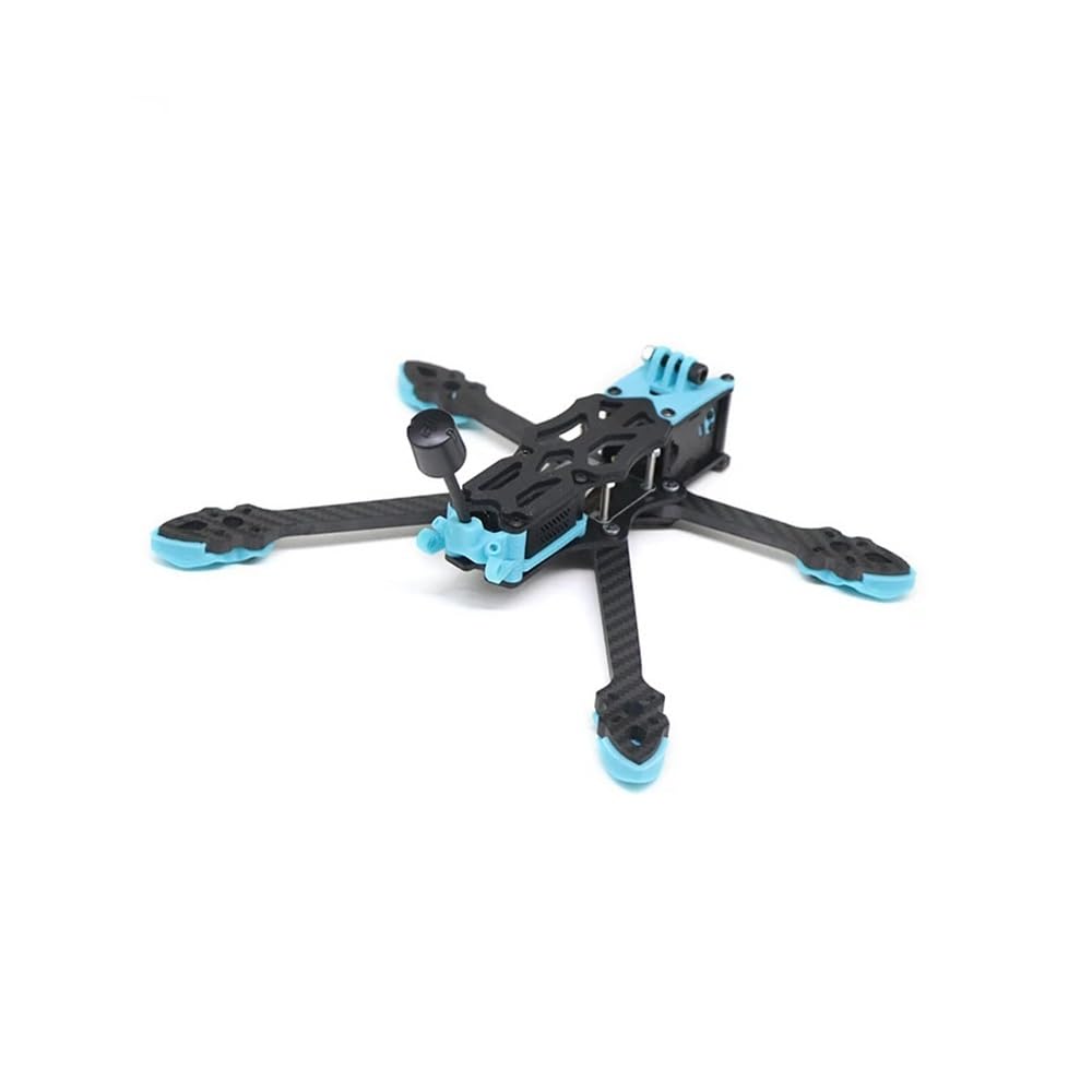 Convient for Le kit de Cadre de quadricoptère O3 Air Unit HD, Bras de 5,5 mm for APEX FPV Convient for APEX5 O3 5 Pouces KIT 225 mm Cadre en Fibre de Carbone FPV Drone(Blue O3 DC Version)