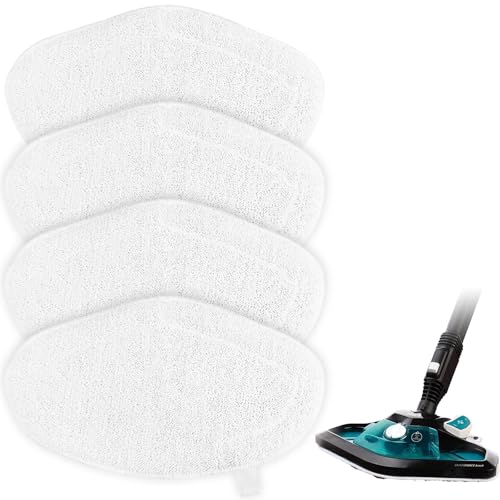 VEGCOO 4 piezas fregonas de repuesto lavables para Polti Vaporetto, toallitas reutilizables para cepillo PAEU0332 Polti Vaporetto